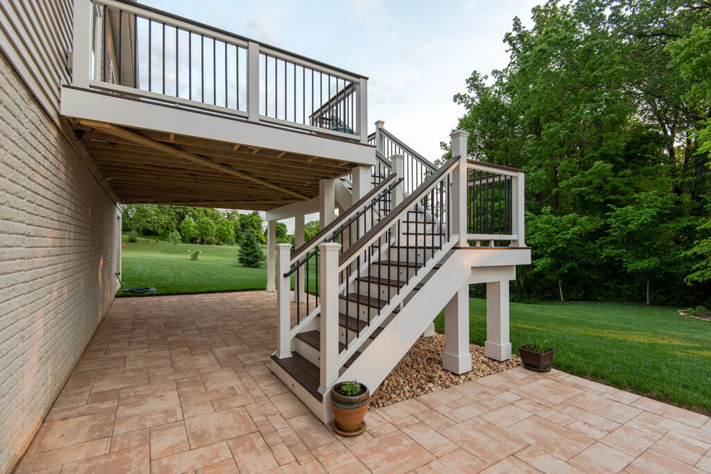 Raised Deck with Stairway