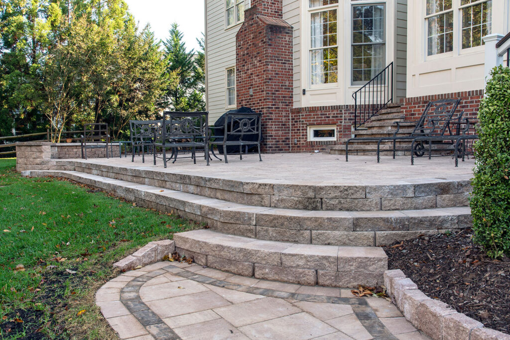Patio with Stairways